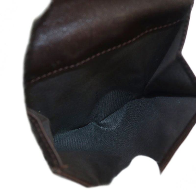 Fendi Wallet Logo Leather Canvas Zucca Pattern Brown - GY11 MQ - OH