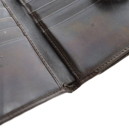 Fendi Wallet Logo Leather Canvas Zucca Pattern Brown - GY11 MQ - OH