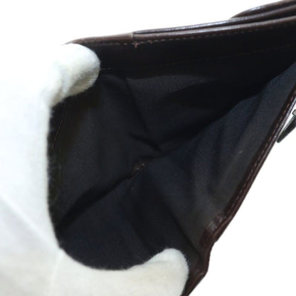 Fendi Wallet Logo Leather Canvas Zucca Pattern Brown - GY11 MQ - OH