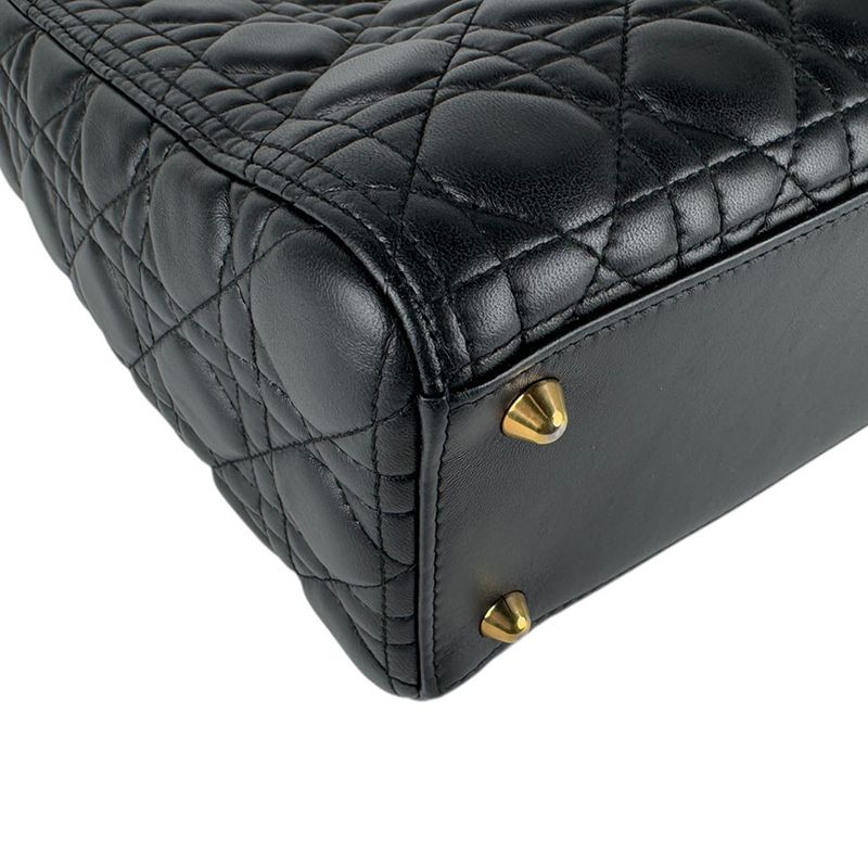 Christian DIOR Shoulder Bag Handbag Lady Dior