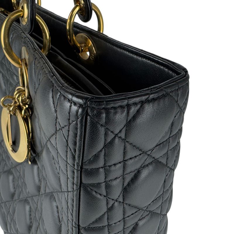 Christian DIOR Shoulder Bag Handbag Lady Dior