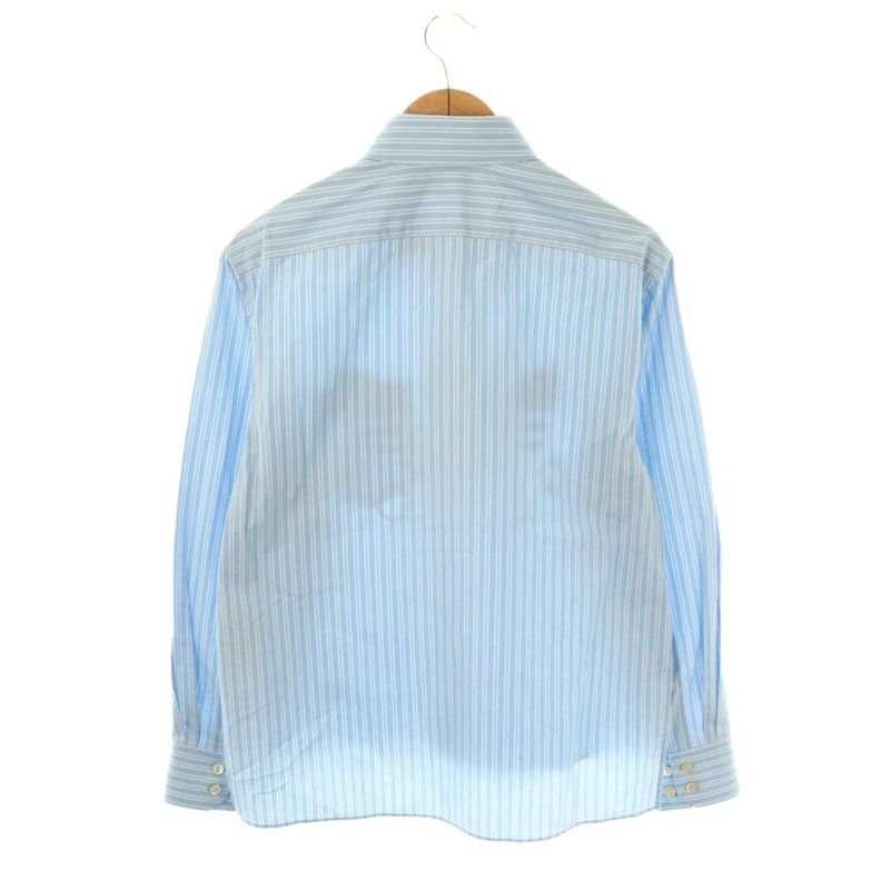 Gucci X Adidas Striped Shirt Stencolor Logo Print 15+ Light Blue White CX - GY57