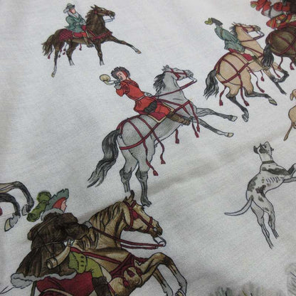 Hermes Silk Cashmere Knit Sweater High Neck Carriage Horse Pattern Horse People