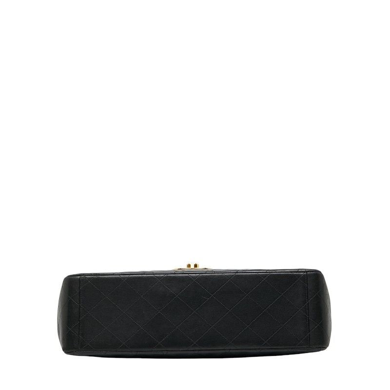 Chanel Matelasse Coco Mark Chain Shoulder Bag Black Lambskin Ladies Chanel