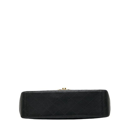 Chanel Matelasse Coco Mark Chain Shoulder Bag Black Lambskin Ladies Chanel