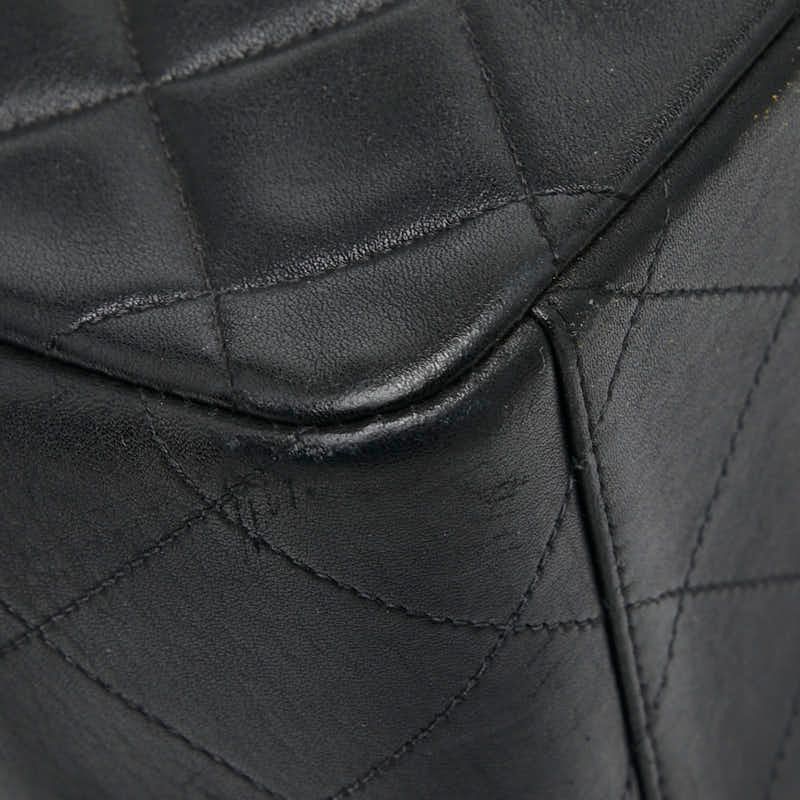 Chanel Matelasse Coco Mark Chain Shoulder Bag Black Lambskin Ladies Chanel