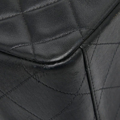 Chanel Matelasse Coco Mark Chain Shoulder Bag Black Lambskin Ladies Chanel