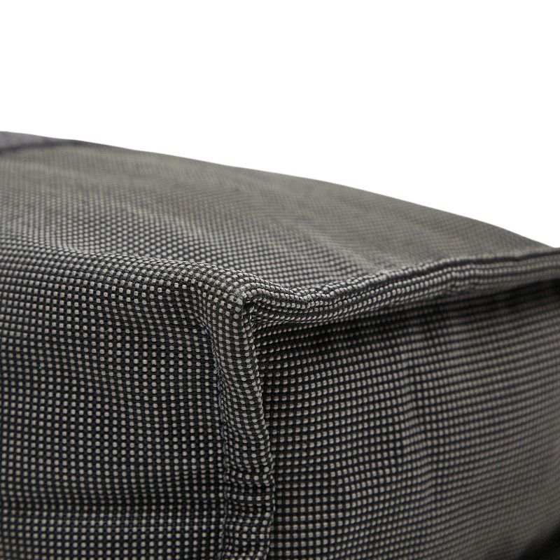 Hermes Her Line Clutch Bag Second Bag Grey Black Canvas Women Hermes