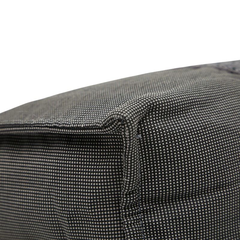 Hermes Her Line Clutch Bag Second Bag Grey Black Canvas Women Hermes