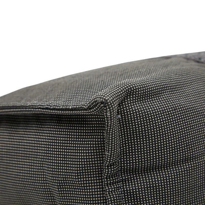Hermes Her Line Clutch Bag Second Bag Grey Black Canvas Women Hermes