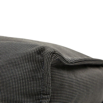 Hermes Her Line Clutch Bag Second Bag Grey Black Canvas Women Hermes