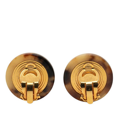 Hermes Beige Brown Gold Plastic Plated Ladies Hermes