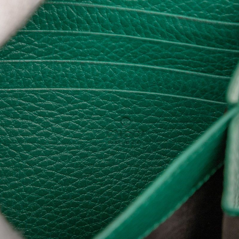 Gucci Duonisos Chain Shoulder Bag Wallet Bag 401231 Green Leather Women's Gucci