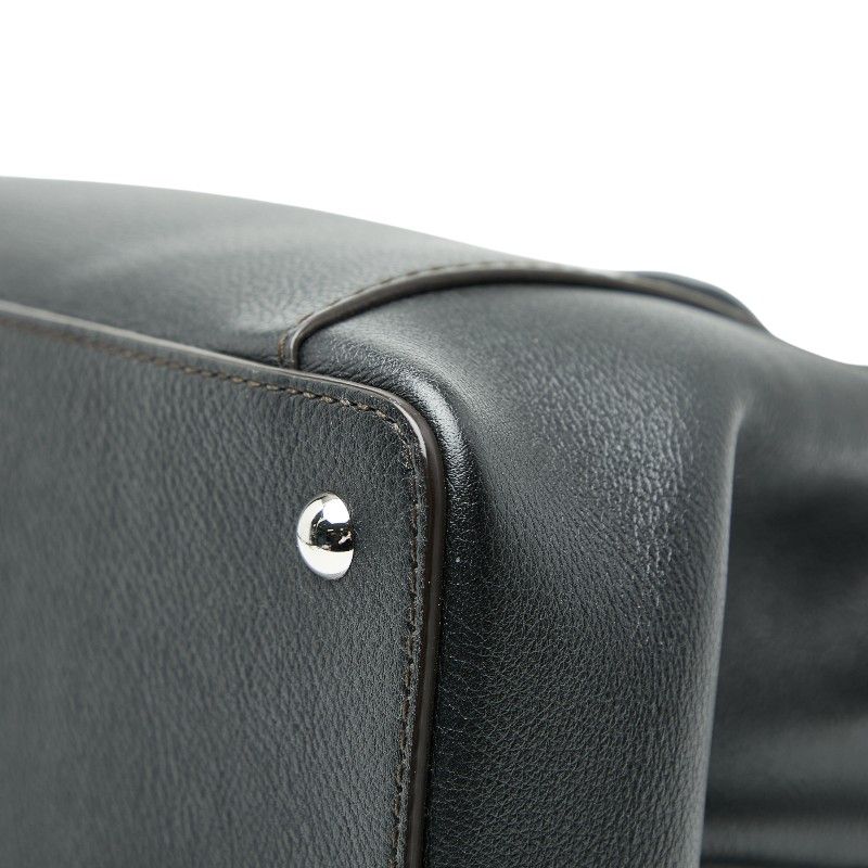 Cartier C De Cartier Handbag Shoulder Bag 2WAY Black Leather Ladies Cartier