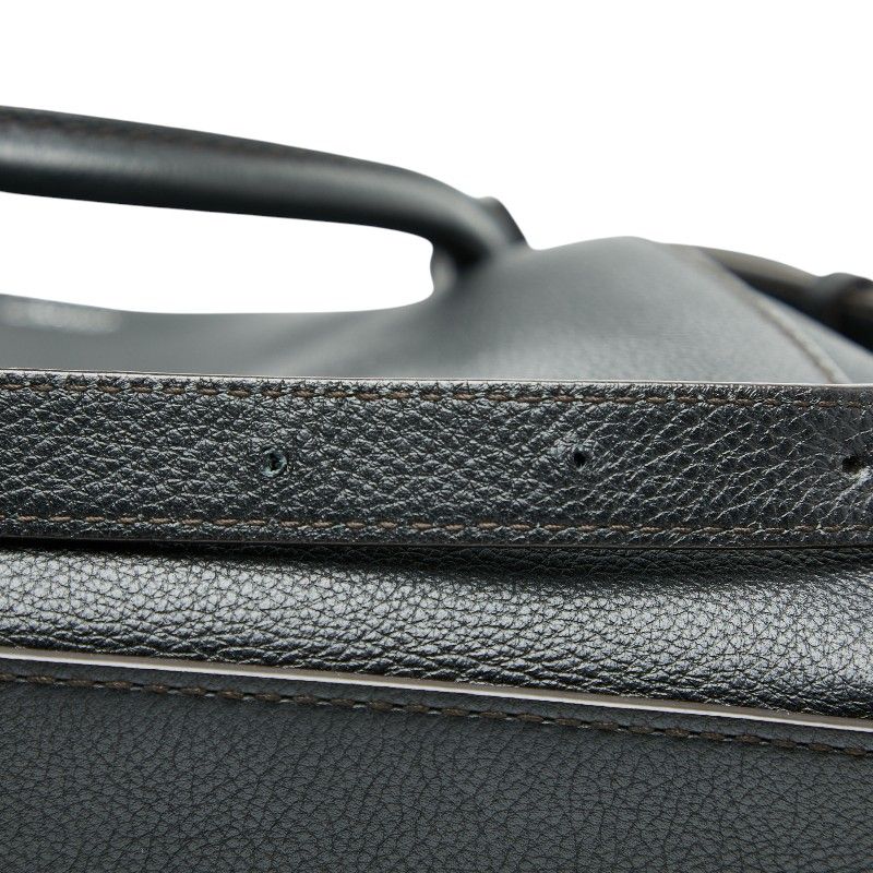 Cartier C De Cartier Handbag Shoulder Bag 2WAY Black Leather Ladies Cartier