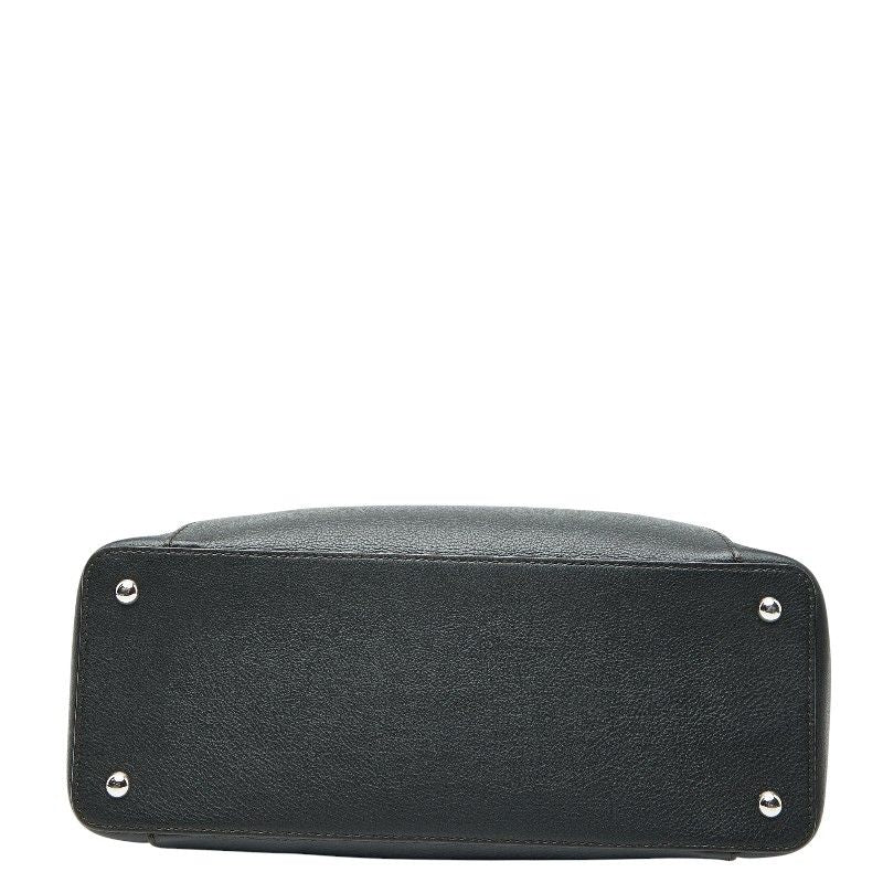 Cartier C De Cartier Handbag Shoulder Bag 2WAY Black Leather Ladies Cartier