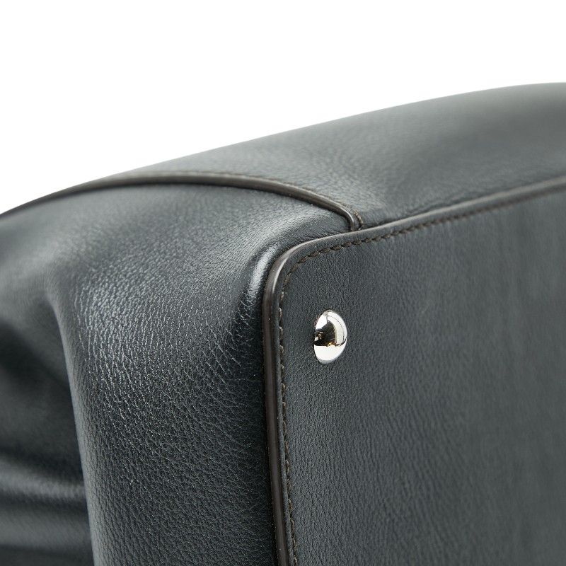 Cartier C De Cartier Handbag Shoulder Bag 2WAY Black Leather Ladies Cartier