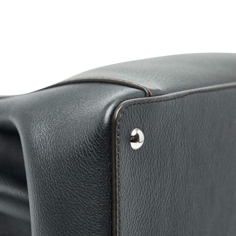 Cartier C De Cartier Handbag Shoulder Bag 2WAY Black Leather Ladies Cartier