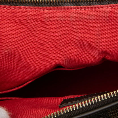 Louis Vuitton Damier Sienna MM Handbag Shoulder Bag 2WAY N41546 Ebène Brown PVC