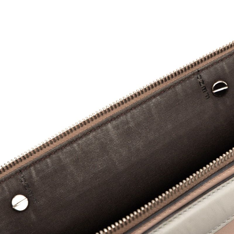 Fendi By The Way Medium Handbag Shoulder Bag 2WAY 8bl124 Light Pink Gray