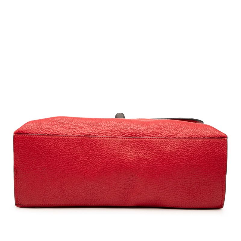 Gucci Bamboo Daily Handbag Shoulder Bag 2WAY 392013 Red Leather Ladies Gucci