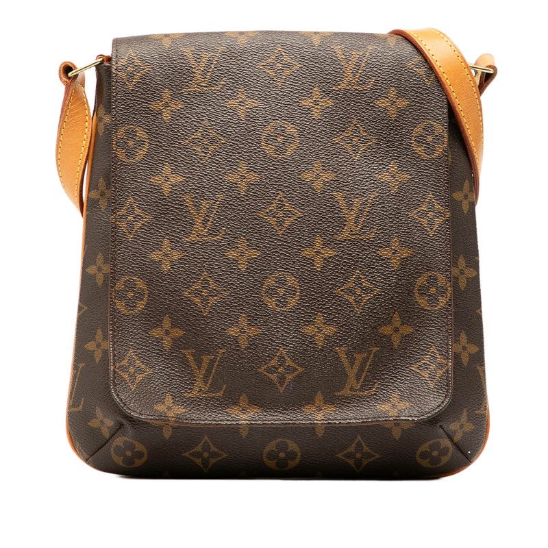 Louis Vuitton Monogram Musette Salsa Short Shoulder Bag Handbag M51258 Brown