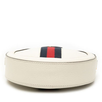 Gucci Ophidia Crossbody Chain Shoulder Bag 550618 White Leather Women's Gucci