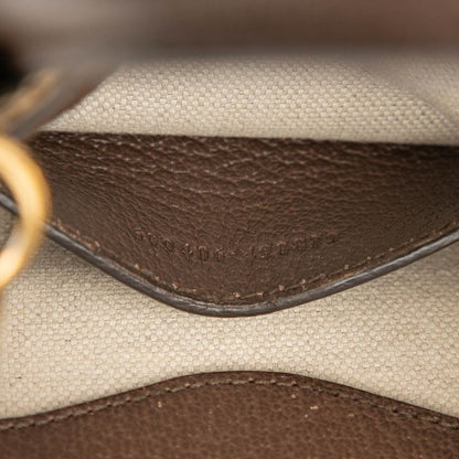 Gucci Jumbo GG Mini Tote Shoulder Bag 2WAY 699406 Beige Brown Canvas Leather