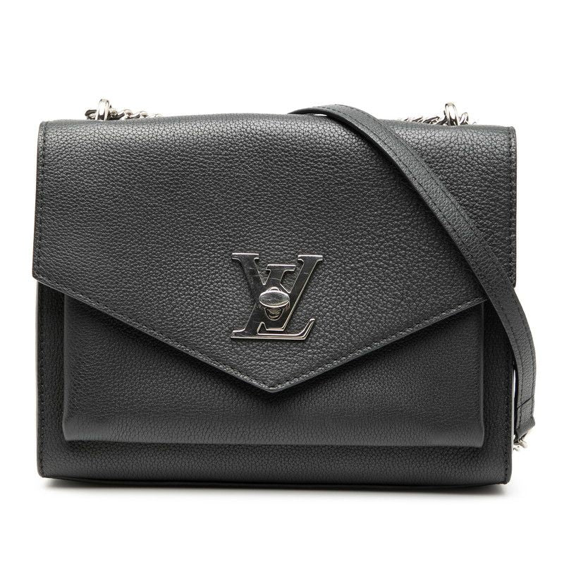 Louis Vuitton My Lock Me BB Chain Shoulder Bag M51418 Noir Black Leather Women