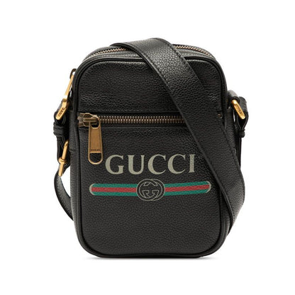 Gucci Sherry Line 574803 Black Multicolor Leather Women's Gucci