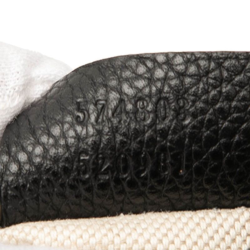 Gucci Sherry Line 574803 Black Multicolor Leather Women's Gucci