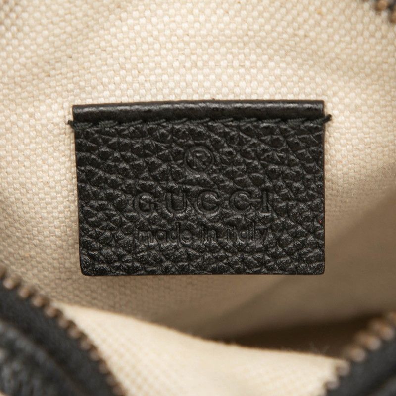 Gucci Sherry Line 574803 Black Multicolor Leather Women's Gucci