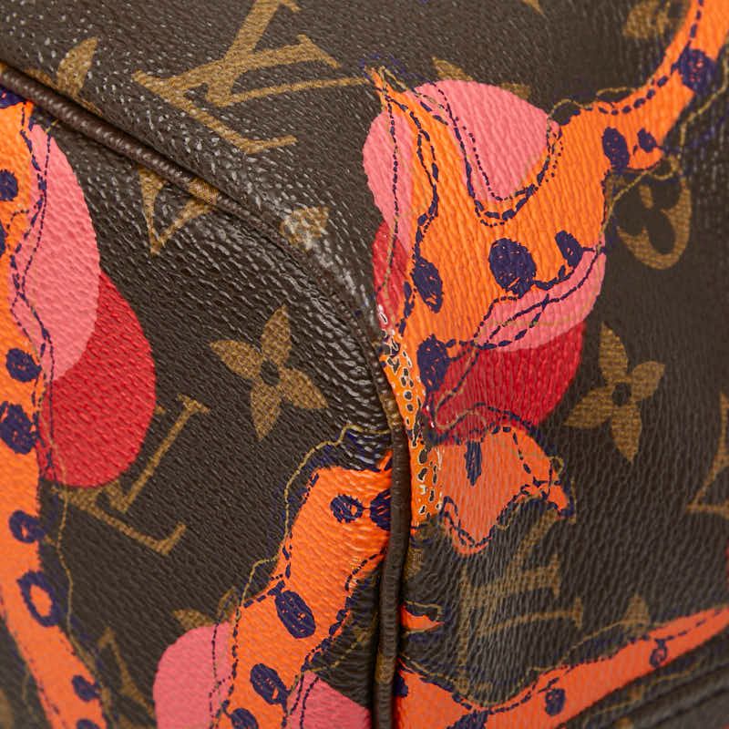 Louis Vuitton Monogram Ramage Neverfull MM Tote Handbag M41603 Brown Multicolor
