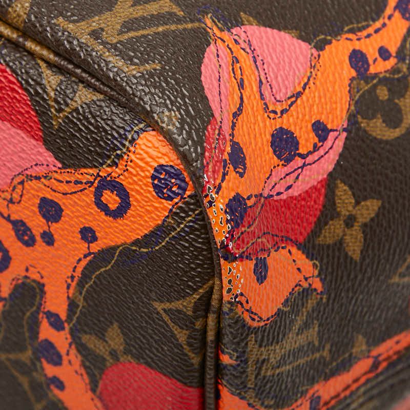 Louis Vuitton Monogram Ramage Neverfull MM Tote Handbag M41603 Brown Multicolor