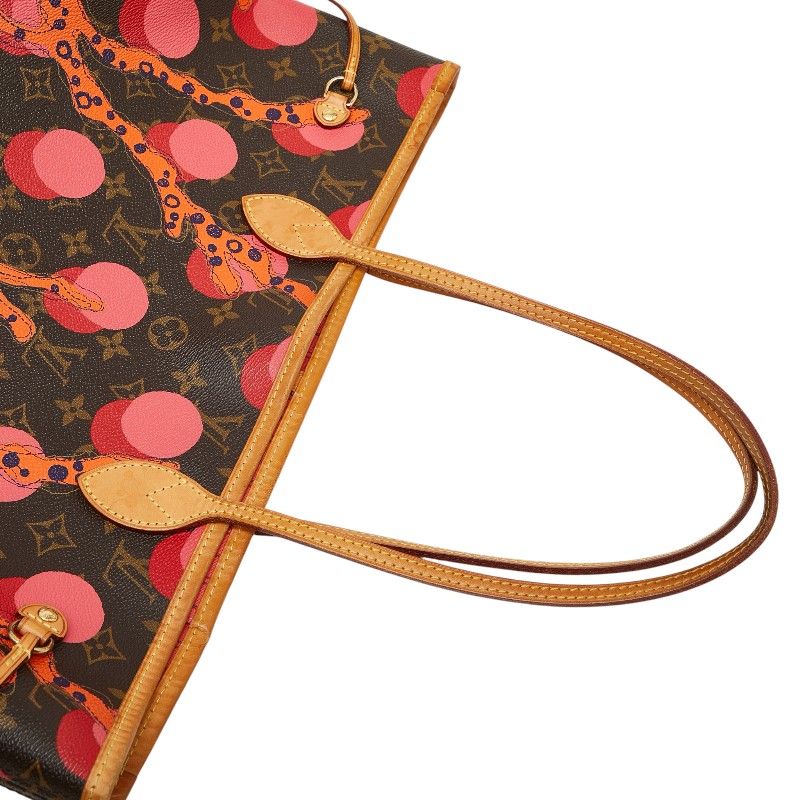 Louis Vuitton Monogram Ramage Neverfull MM Tote Handbag M41603 Brown Multicolor