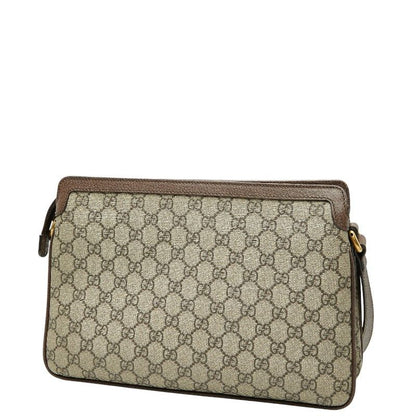 Gucci GG Supreme Sherry Line Crossbody Shoulder Bag 523534 Beige Multicolor PVC