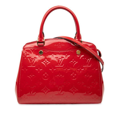 Louis Vuitton Monogram Vernis Blair PM Handbag Shoulder Bag 2WAY M50810 Red