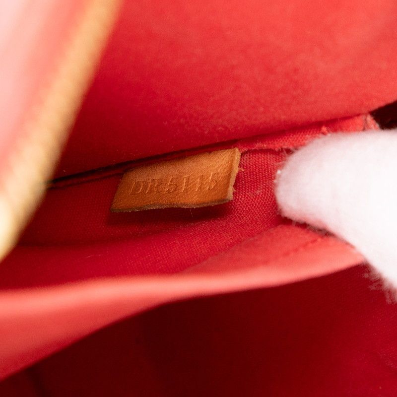 Louis Vuitton Monogram Vernis Blair PM Handbag Shoulder Bag 2WAY M50810 Red