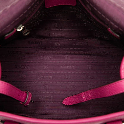 Loewe Anagram Alamo 28 Handbag Shoulder Bag 2WAY Pink Leather Women Loewe