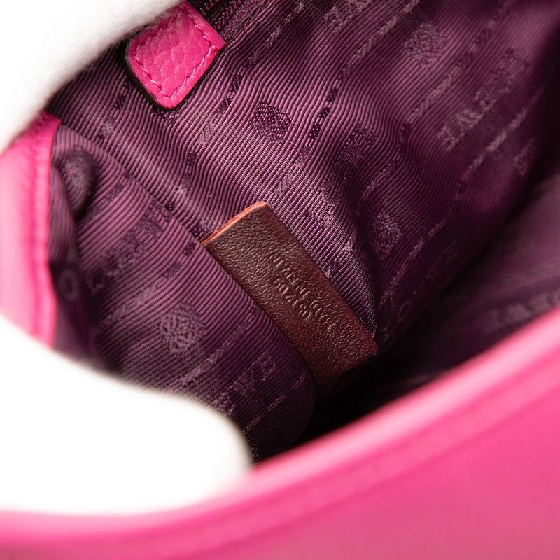 Loewe Anagram Alamo 28 Handbag Shoulder Bag 2WAY Pink Leather Women Loewe