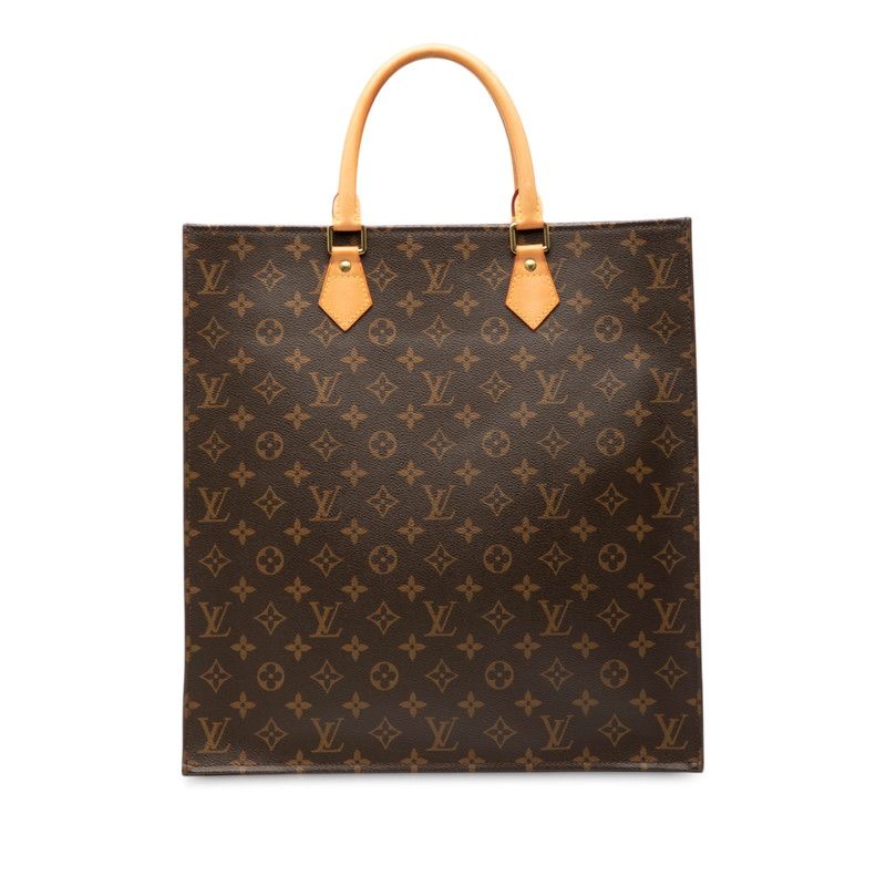 Louis Vuitton Monogram Sac Pura Handbag Tote Bag M51140 Brown PVC Leather Women