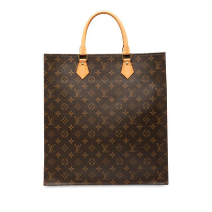 Louis Vuitton Monogram Sac Pura Handbag Tote Bag M51140 Brown PVC Leather Women