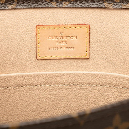 Louis Vuitton Monogram Sac Pura Handbag Tote Bag M51140 Brown PVC Leather Women