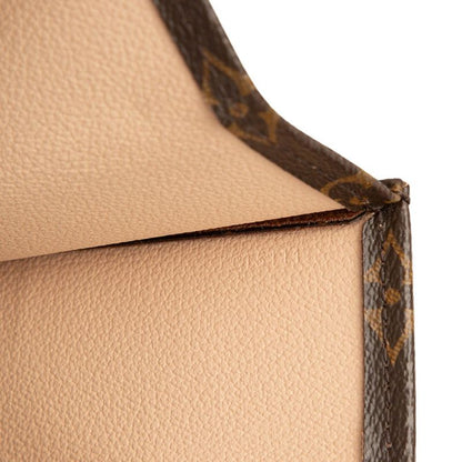 Louis Vuitton Monogram Sac Pura Handbag Tote Bag M51140 Brown PVC Leather Women