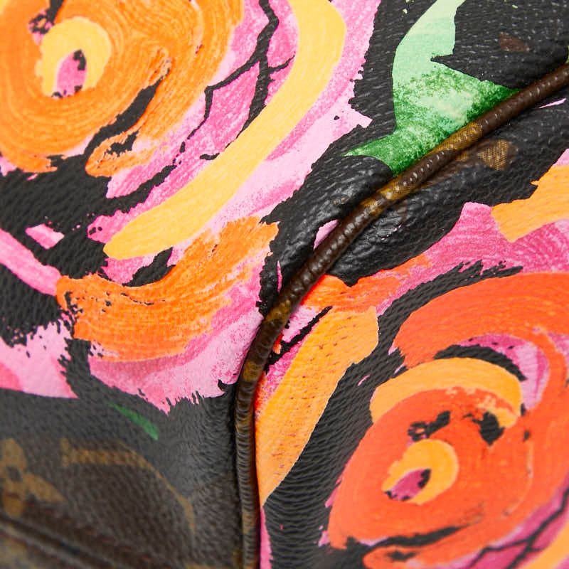 Louis Vuitton Monogram Rose Neverfull MM Tote Handbag M48613 Brown Multicolor