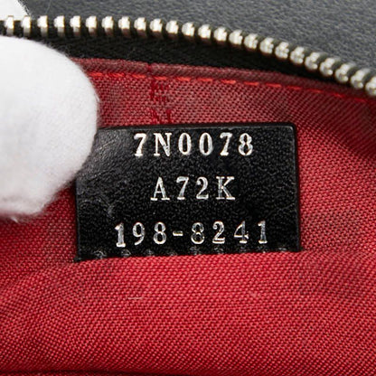 Fendi Monster Bug's Eye Clutch Bag Second Bag Pouch 7n0078 Black Leather Women