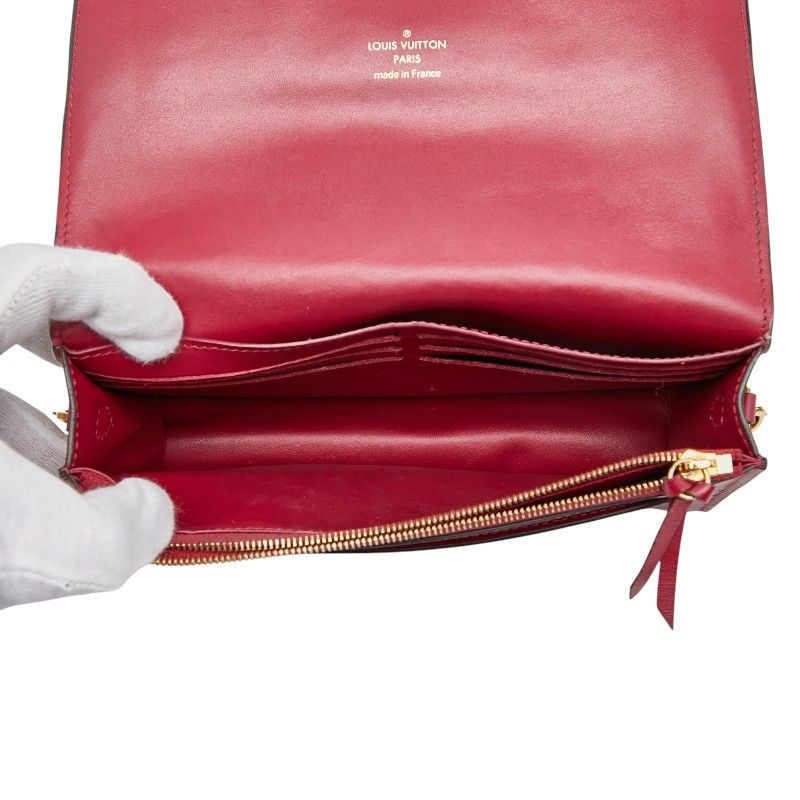 Louis Vuitton Monogram Portefeuille Fleur Chain Wallet Shoulder Bag M67404