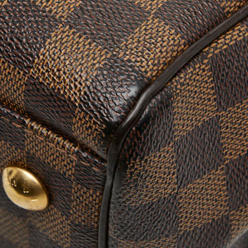 Louis Vuitton Damier Trevi PM Handbag Shoulder Bag 2WAY N51997 Brown PVC