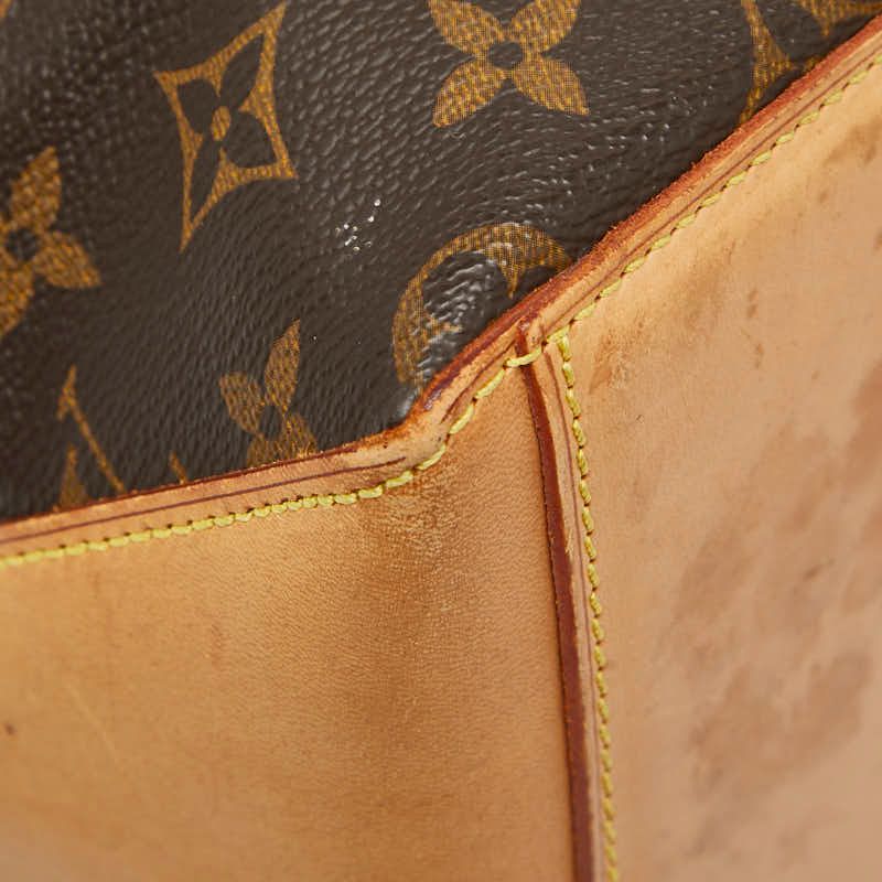 Louis Vuitton Monogram Cabas Mezzo Shoulder Bag Tote Bag M51151 Brown PVC