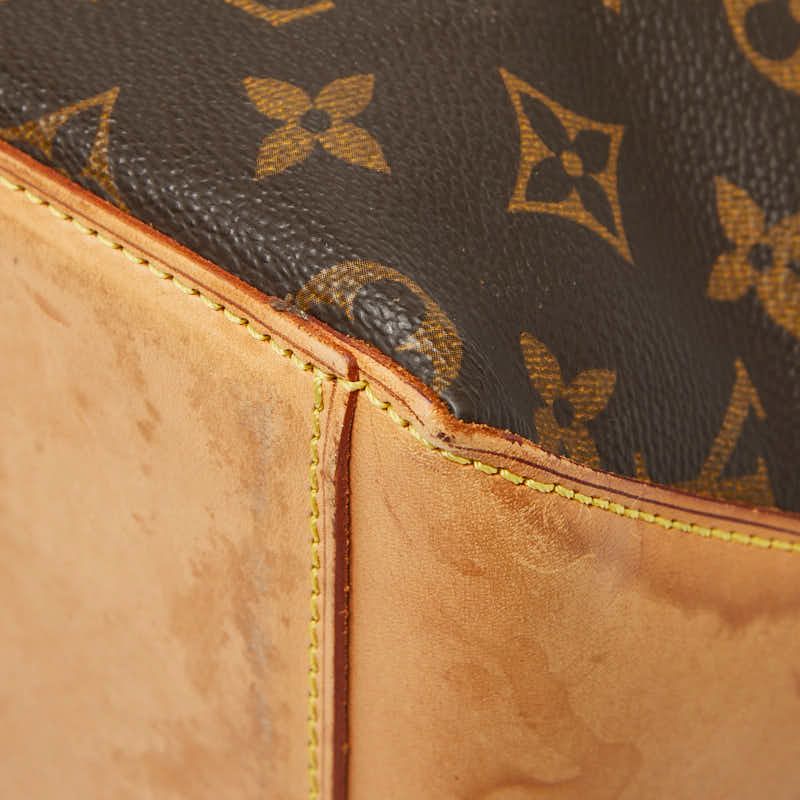 Louis Vuitton Monogram Cabas Mezzo Shoulder Bag Tote Bag M51151 Brown PVC